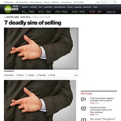 7 deadly sins of selling