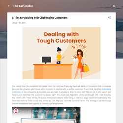 5 Tips for Dealing with Challenging Customers
