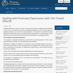 Dealing with Postnatal Depression