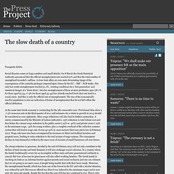 The slow death of a country » ThePressProject
