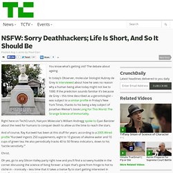 NSFW: Sorry Deathhackers; Life Is Short, And So It Should Be