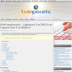RAW deathmatch – Lightroom 3 vs DXO 6 vs Capture One 5 vs Bibble