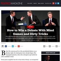 How to Win a Debate With Mind Games and Dirty Tricks