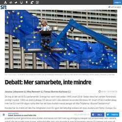 Debatt: Mer samarbete, inte mindre