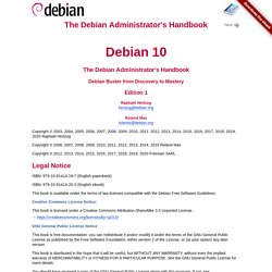 The Debian Administrator's Handbook