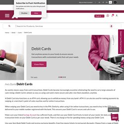 Debit Cards - Compare and Apply for Best Debit Card Online