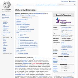 Page Wikipédia du parti