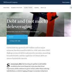 Debt and (not much) deleveraging