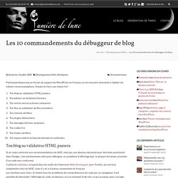 A faire pour débugger son blog WordPress (ou Dotclear)