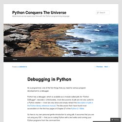 Debugging in Python