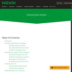 Debugging NGINX