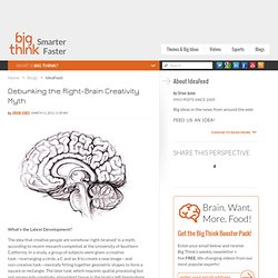 Debunking the Right-Brain Creativity Myth