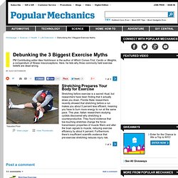 Debunking the 3 Biggest Exercise Myths