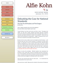 Debunking the Case for National Standards (#)