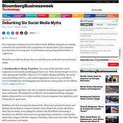 Debunking Six Social Media Myths