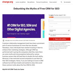 Debunking the Myths of Free CRM for SEO