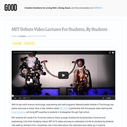MIT Debuts Video Lectures For Students, By Students - Education