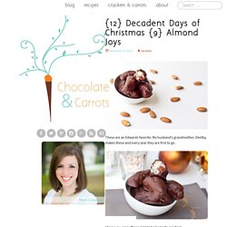 {12} Decadent Days of Christmas {9} Almond Joys