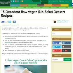 15 Decadent Raw Vegan (No-Bake) Dessert Recipes