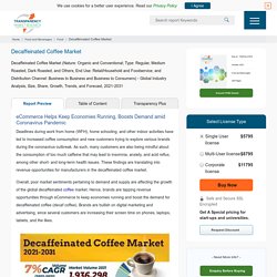 Decaffeinated Coffee Market