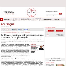 Le décalage inquiétant entre discours politique et attentes du peuple français