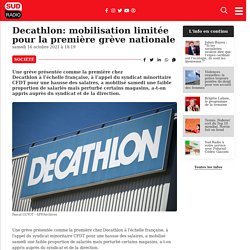 Decathlon: mobilisation limitée pour la première grève nationale