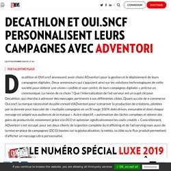 Decathlon et OUI.sncf personnalisent leurs campagnes avec ADventori