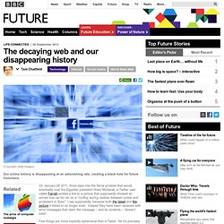 Future - Technology - The decaying web and our disappearing history
