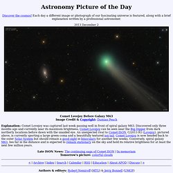2013 December 2 - Comet Lovejoy Before Galaxy M63