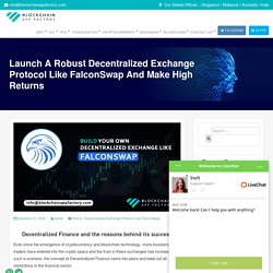 Decentralized Exchange Protocol Like FalconSwap