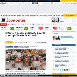 Entrée en Bourse décevante pour la start-up allemande Zalando