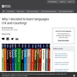Why I decided to learn languages (14 and counting)