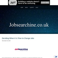 Deciding When It Is Time to Change Jobs