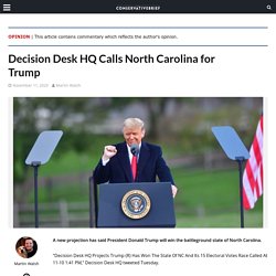 Decision Desk HQ Calls North Carolina for Trump - Conservative Brief