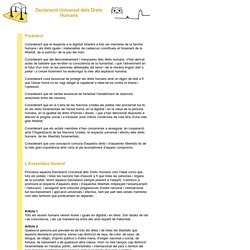 Declaració Universal dels Drets Humans