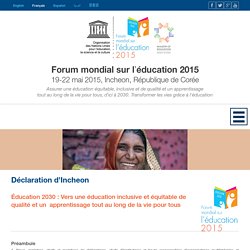 World Education Forum 2015