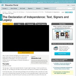 VID: Declaration of Independence