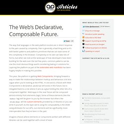 The Web’s Declarative, Composable Future.