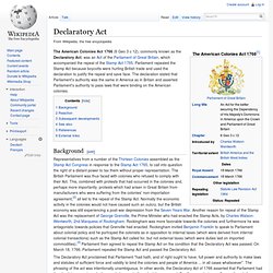 Declaratory Act