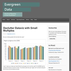 Declutter Dataviz with Small Multiples