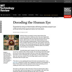 Decoding the Human Eye