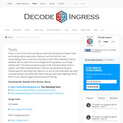 Decoding Tools - Decode Ingress