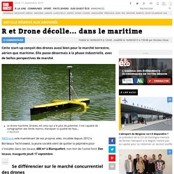 R et Drone décolle... dans le maritime