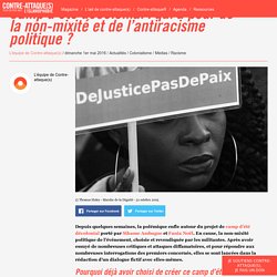 Camp d'été décolonial : qui a peur de la non-mixité et de l'antiracisme politique ?