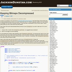 Keeping Bitmaps Decompressed « JacksonDunstan.com