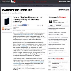 Mona Chollet déconstruit le "Storytelling" à la sauce Sarkozy
