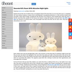 Decorate Kid’s Room With Attractive Night Lights
