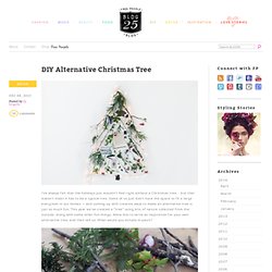 Holiday Decorating – DIY Alternative Christmas Tree