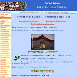 Christmas Decorations Traditions and origins of decorations