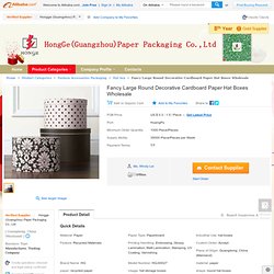 Fancy Large Round Decorative Cardboard Paper Hat Boxes Wholesale, View hat boxes, HG Product Details from Hongge (Guangzhou) Paper Packaging Co., Ltd. on Alibaba.com